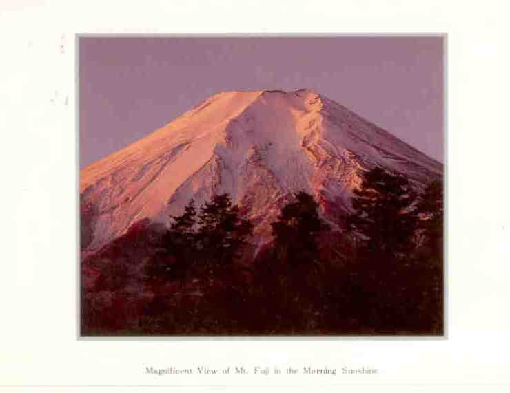 Mt. Fuji in morning sunrise