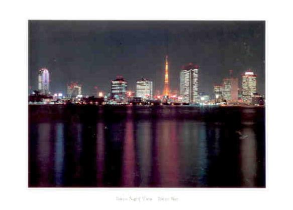Tokyo, Night view, Tokyo Bay