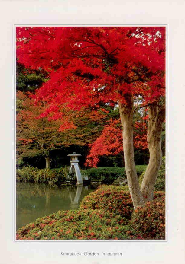 Kanazawa, Kenrokuen Garden in autumn