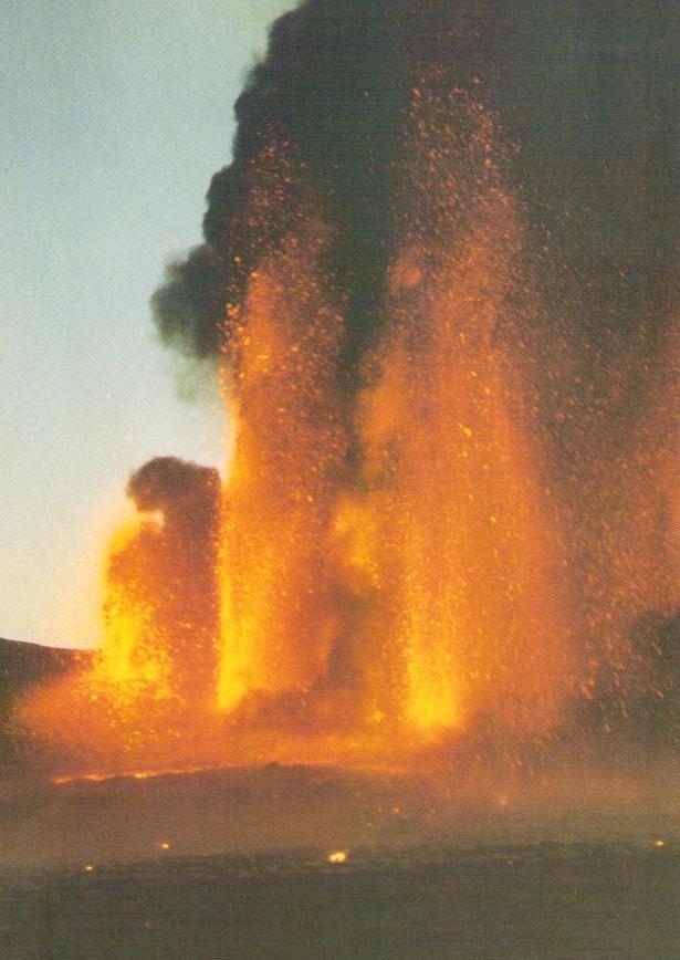 Eruption of Mt. Mihara