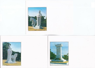 Mausoleum Tongmyong (set of 3)