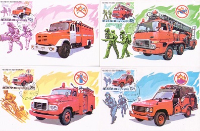 Fire Engines (set of 4) (Maximum Cards)