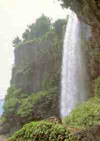 Chongbang Waterfall (Cheju Island, Korea)