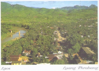 Luang Phrabang, aerial view