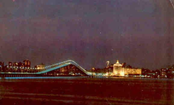 Macau-Taipa Bridge at night