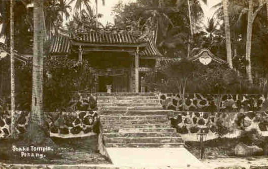 Snake Temple exterior, Penang (Malaya)