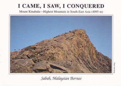 I came, I saw. I conquered – Mount Kinabalu