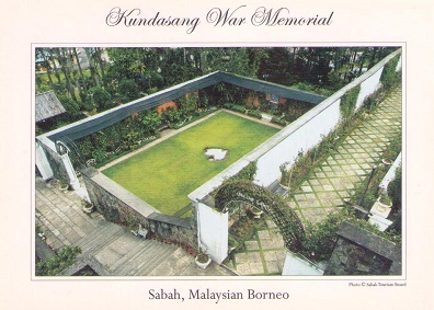 Sabah, Kundasang War Memorial, aerial view