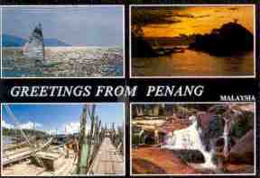 Penang, greetings, multiple views