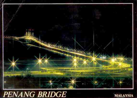 Penang Bridge, night
