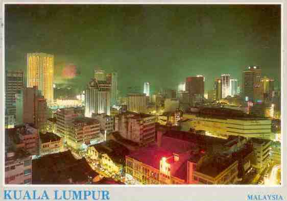 Kuala Lumpur, night view