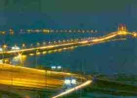 Penang Bridge by night