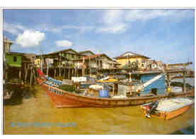 Kukup, fishing village