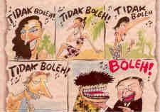 Cartoonist Lat, boleh (“can”)