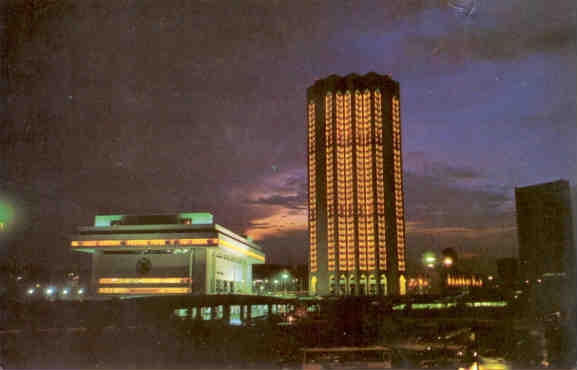 Kuala Lumpur, Dayabumi at night