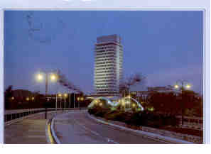 Kuala Lumpur, Parliament House at dusk