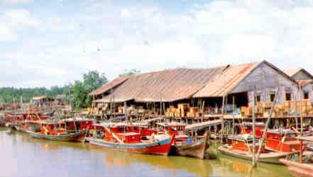 West coast fishing village