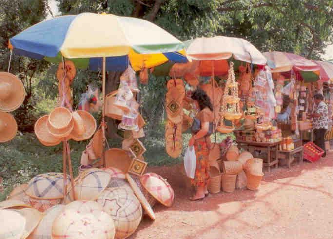 Malacca, roadside handicraft store