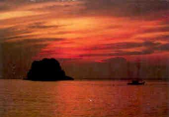 Tioman Island sunset scene