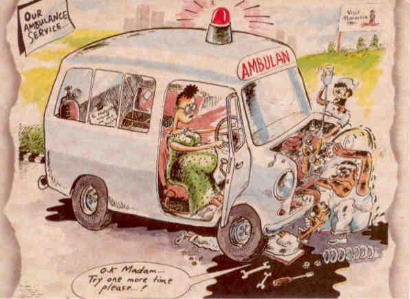 Cartoonist Lat, Our Ambulance Service