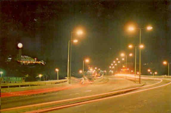 Kuala Lumpur, Viaduct at night