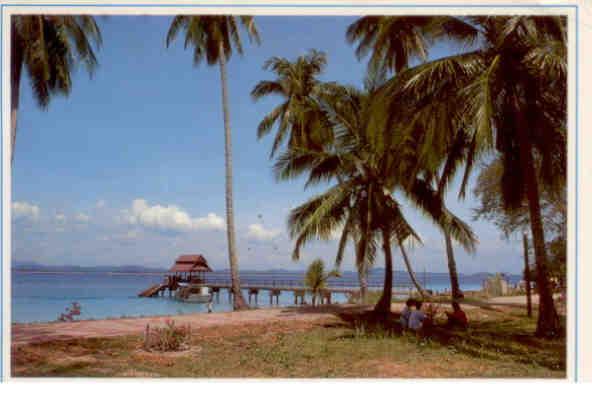 Marang, Pulau Kapas jetty