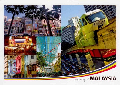 Kuala Lumpur, multiple Chinatown views and KL Monorail