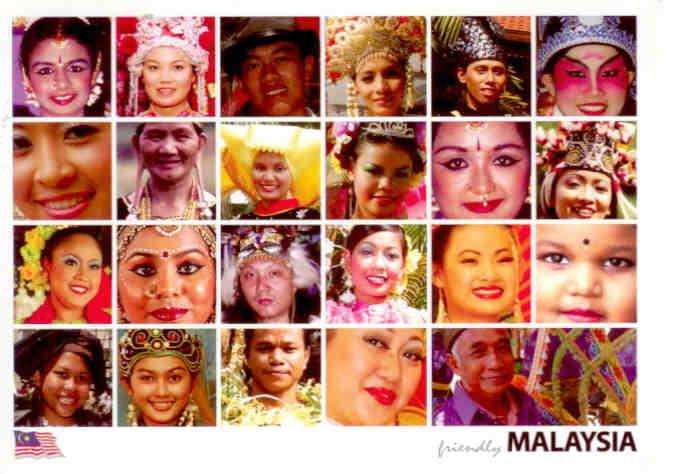 Melting pot of races and cultures