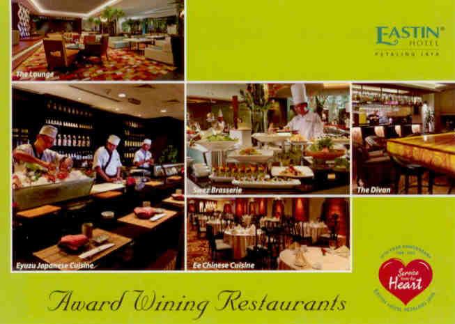 Petaling Jaya, Eastin Hotel, Award Wining (sic) Restaurants