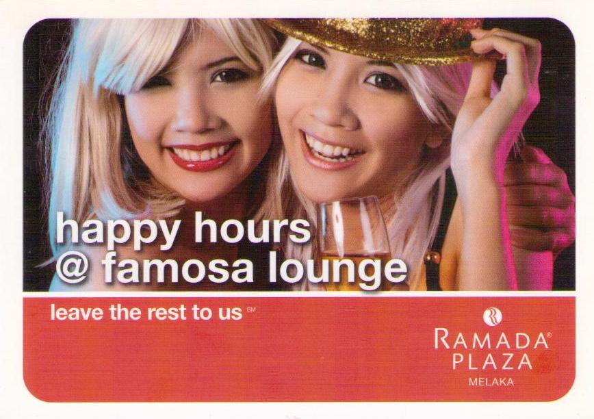 Melaka, Ramada Plaza, famosa lounge