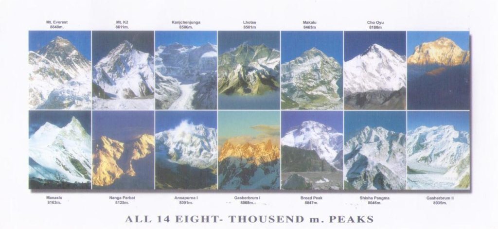 All 14 Eight – Thousend m. Peaks