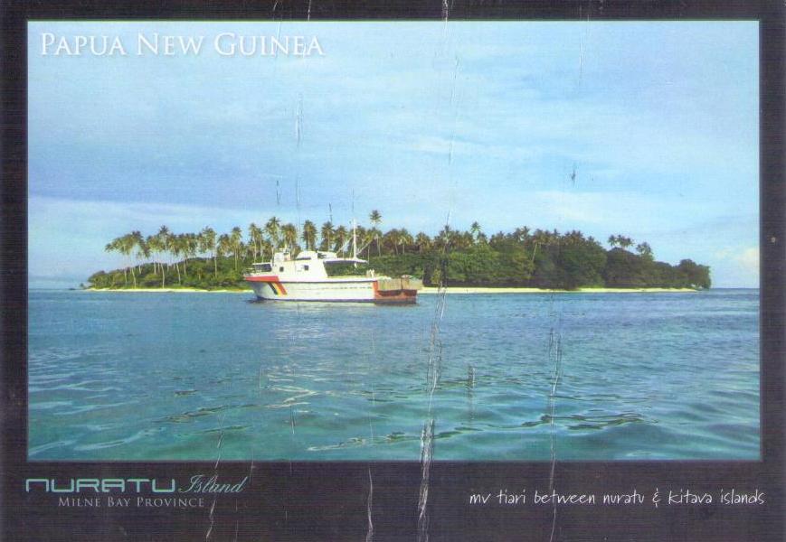 Milne Bay Province, Nuratu Island, MV Tiari