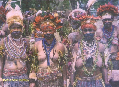 Traditional Dancers from Asaro, Eastern Highlands Province
