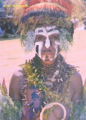 Eastern Highlands Traditional Dancer from near Goroka