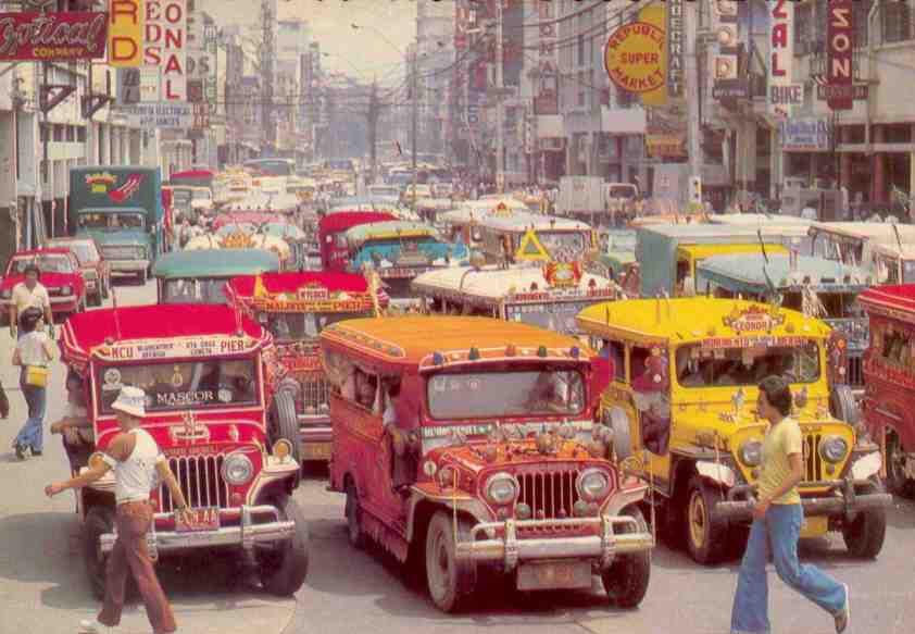 Manila, Rizal Avenue, jeepneys