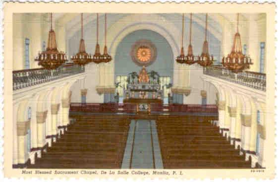 Manila, De La Salle College, Most Blessed Sacrament Chapel
