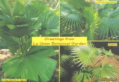 Greetings from La Union Botanical Garden