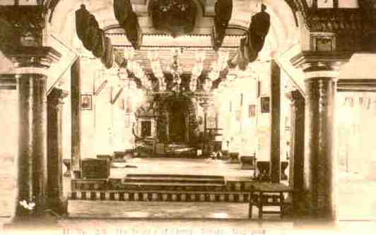 Interior of Chetty Temple