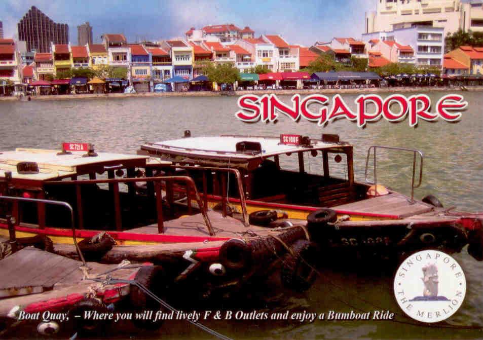 Boat Quay and Bumboats