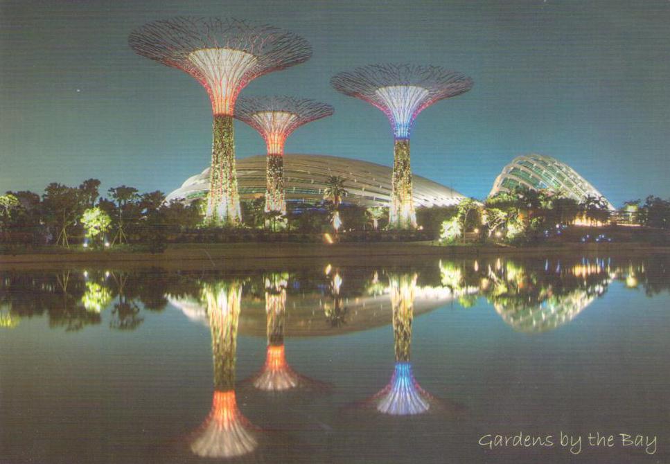 Gardens by the Bay, three towers