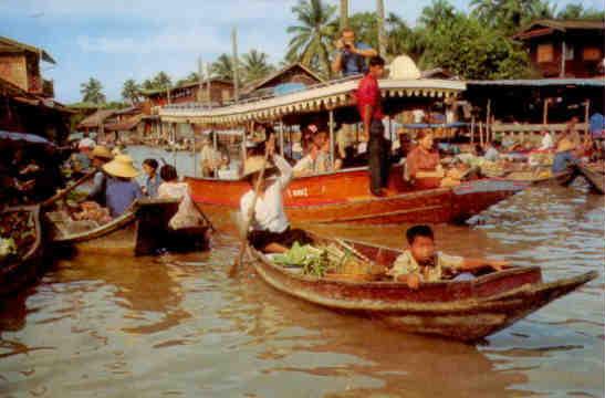 Dhonburi, Wad Sai Floating Market