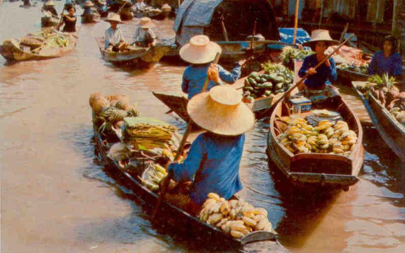 Thonburi, Floating Market