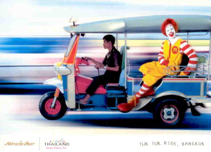 Ronald McDonald House Charities – Tuk Tuk Ride, Bangkok