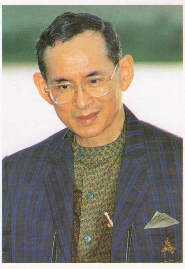 King Bhumibol, blue coat