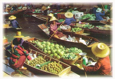 Ratcha Buri, Damnoen Saduek, Floating Market