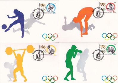 Centenary of the International Olympic Committee (Maximum Cards) (set of 5)
