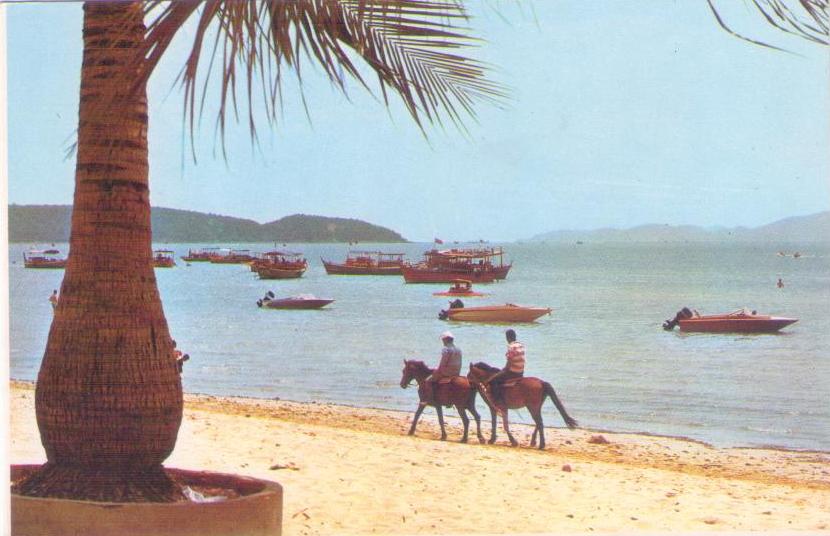 Mid-Day View of the Phataya Sea-Beach