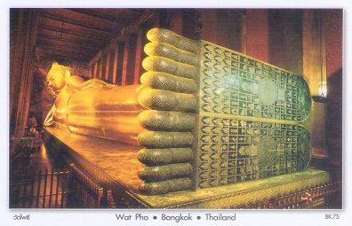 Bangkok, Wat Pho, reclining Buddha
