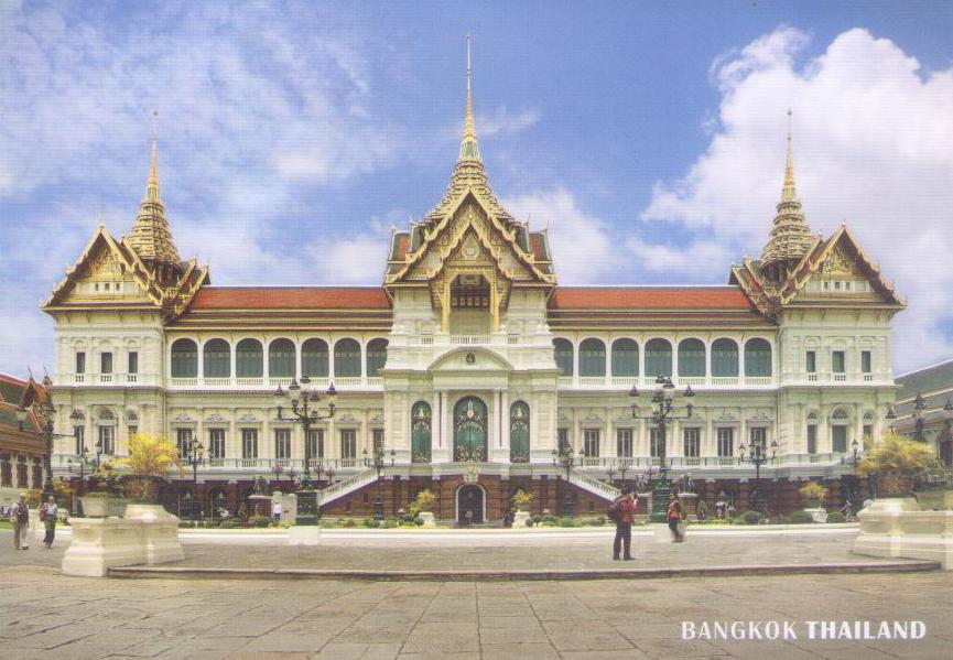 Bangkok, Royal Grand Palace, Chakri Maha Phasat Throne Hall