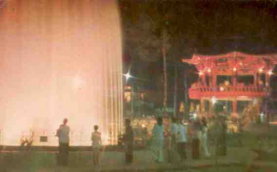 Saigon, Peace Square at night